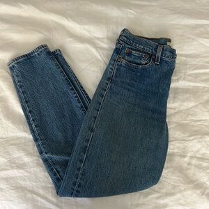 Levi’s Wedgie crop skinny jeans